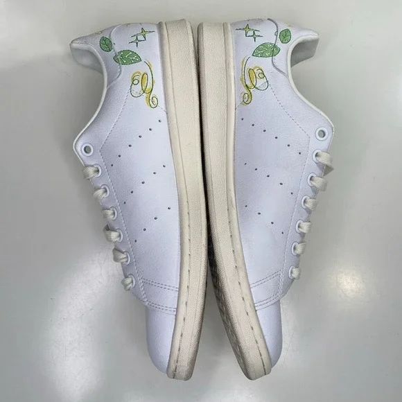 adidas Disney x Stan Smith Tinkerbell Peter Pan Lace Up Sneaker Trainer Size 9 - Picture 8 of 14